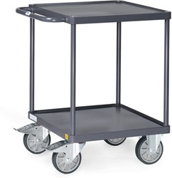 ESD-Tafelwagen W-kuipen van staalplaat laadvlak 600 x 600 mm