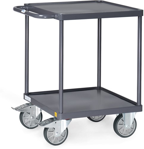 ESD-Tafelwagen W-kuipen van staalplaat laadvlak 600 x 600 mm