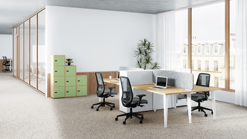 Frontpaneelkit metaal voor gesloten u-tafel b410 cm (2xb130+4 drieluiken b100) sa-3