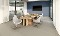 Tafel evasion b80xd80xh110 cm- hz blad dikte 25 mm - poten beuken/metal-3