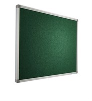Smit Visual - Prikbord "Accent", Softline profiel 16 mm, AK003, Groen