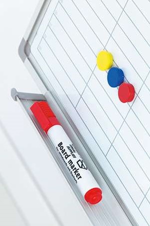 Planbord Softline profiel 8mm Dubbele week, DU incl. dagenstrook, Afmeting: 90x120 cm-2