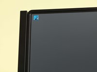 Smit Visual - Verrijdbaar Work Board, emailstaal krijt grijs, Afmeting: 120x150 cm-3