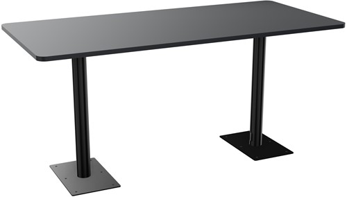 Tafel met connectiek s4h73xb160xd74cm blad onderstel-2