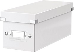 CD-opbergdoos Leitz Click & Store WOW  gerecycled karton 143x136x352mm wit