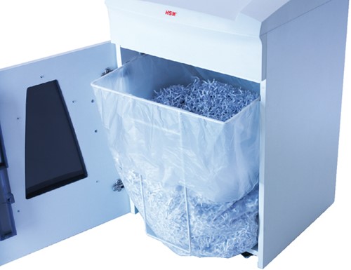 Papiervernietigerzak HSM 190x110cm 148 liter 10 stuks-2