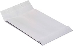 Envelop Quantore monsterzak 262x371x38mm zelfklevend wit 125 stuks