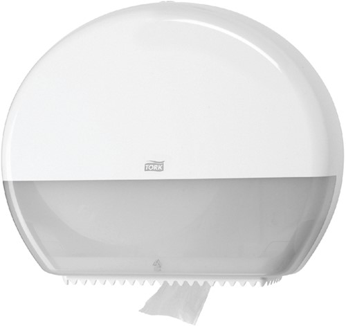 Toiletpapierdispenser Tork T1 Elevation jumbo wit 554000