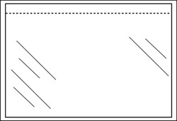 Paklijstenvelop CleverPack zelfklevend onbedrukt 230x155mm pak à 100st