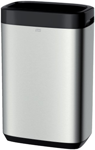 Afvalbak Tork B1 Image Line exclusief deksel 50 liter zilver 460011