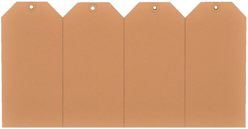 Label HF2 nr 0 200gr 25x50mm bruin 1000 stuks-2