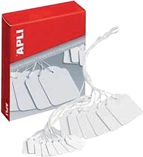 Label Apli karton nr 395 45x65mm wit 400 stuks-2