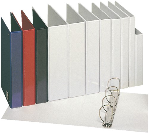 Presentatieringband Esselte panorama A4 4-rings D-mechaniek 38mm PP zwart-2