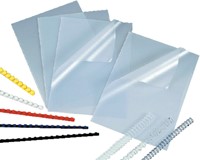 Voorblad GBC A4 PVC 300micron transparant 100 stuks-2