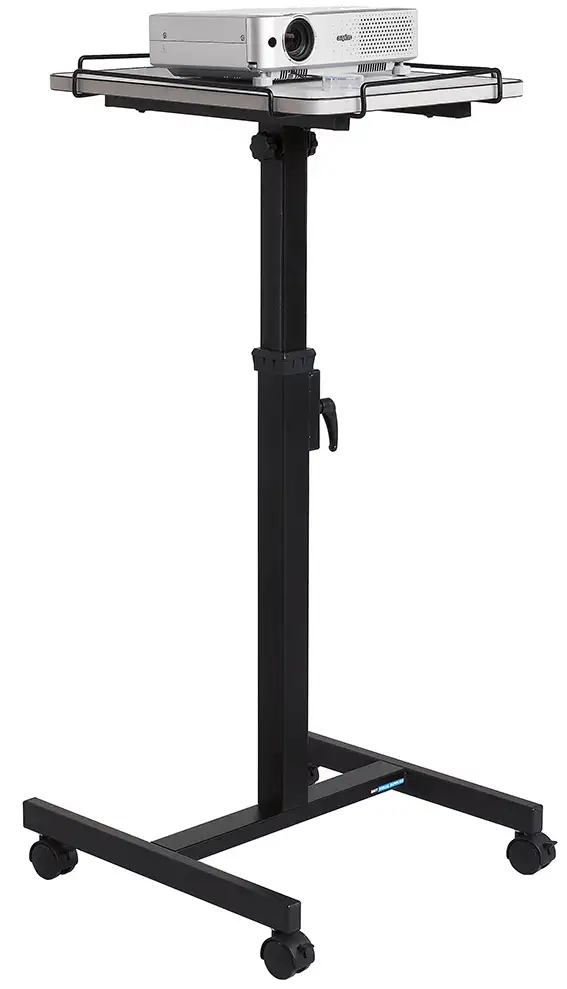 Smit Visual - Projectorwagen Flexsol, zwart, 1 blad lichtgrijs