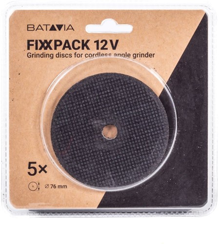 Batavia - Slijpschijven 76 mm set (5 stuks)