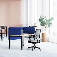 Stoel Oscar 2 - stof/metaal - 56x51 cm Bamboe / verchroomd-2
