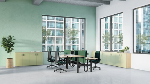 Armand baliemeubel scheidingh156xb165xd43,2cm - 3 legbordrz n5 sb - hout-lakeland acacia/hout-linnen-2
