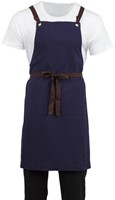 Southside Cotton canvas halterschort marineblauw-2