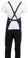 Southside Cotton canvas halterschort marineblauw-3