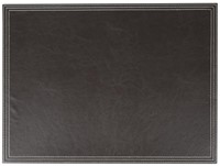Olympia kunstlederen placemat bruin 40x30cm
