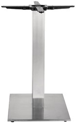 Bolero vierkante RVS tafelpoot