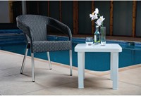 Bolero polyrotan indoor/outdoor stoelen houtskool (4 stuks)-2