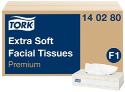 Tork Premium 100-pak gezichtsreinigingsdoekjes extra soft 2-laags (30 stuks)