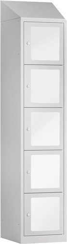 Locker CKT 180-1.4 met acrylglas-Grijs
