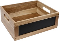 Olympia displaykrat met krijtbord