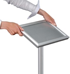 Aluminium menukaarthouder A4