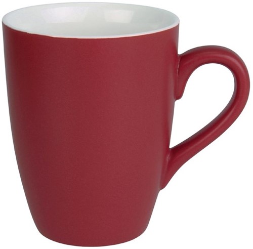 Olympia Pastel mok rood 34cl (6 stuks)