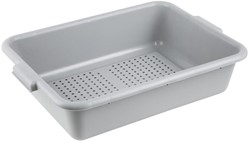 Vogue Edlp Plastic Perforated Storage Box Grijs