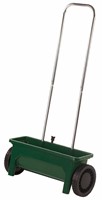 Strooiwagen, instelbare dosering, strooimateriaal 0-8 mm, 12 liter, groen