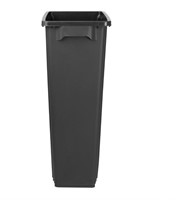 Jantex smalle afvalbak zwart 80 liter-3