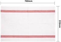 Vogue zware theedoek rood-3