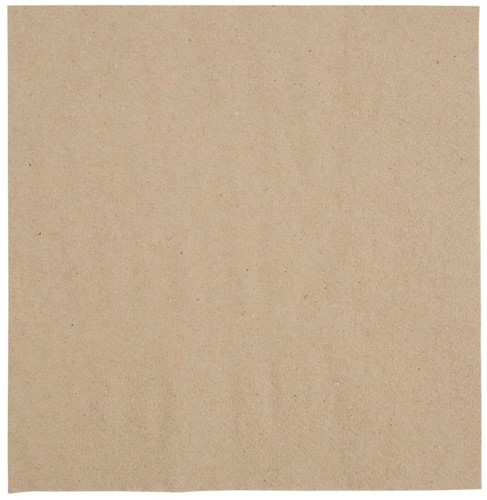 Fiesta Recyclable lunchservetten 1/4 vouw kraft 330mm (2000 stuks)