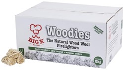 Big K Woodies natuurlijk houtwol aanmaakkrullen 2kg