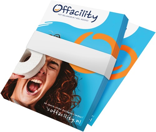 Gebundelde flyers