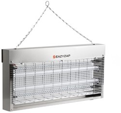 Eazyzap energiezuinige roestvrijstalen LED vliegenlamp 150 m²
