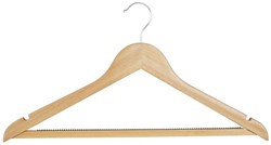 Bolero Natuurlijke Houten Hangers (10 stuks)