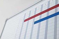 Smit Visual - Planbord Softline profiel 8mm 53 Weken, Afmeting: 60x120 cm-2