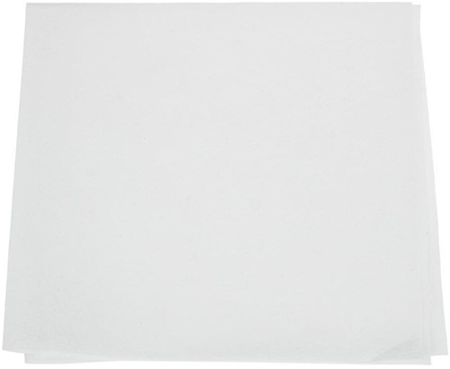 Lunchservet wit 330 x 330 mm 1 laags 1/4 vouw (5000 stuks)