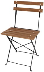 Bolero opklapbare imitatiehout stoelen (2 stuks)