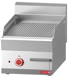 Gastro M 650 elektrische bakplaat 65/40 FTRE geribbelde plaat