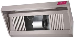 Gastro M RVS afzuigkap met motor 300cm breed