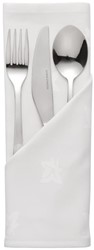 Mitre Luxury Luxor servet wit 55x55cm (10 stuks)