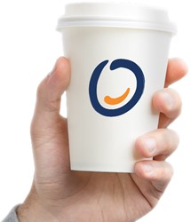 Kartonnen beker enkelwandig