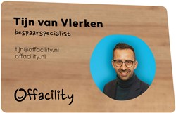 Houten visitekaartjes