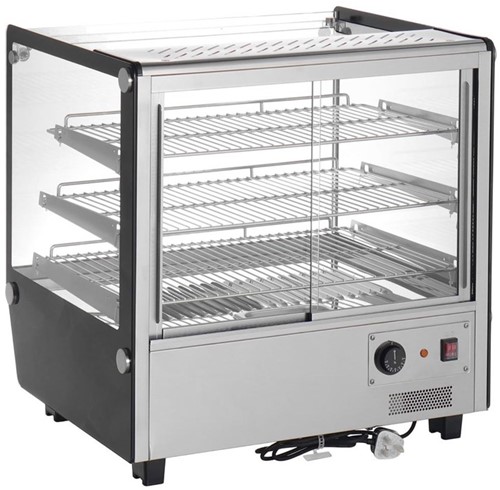 Buffalo Vierkante Aanrecht Geverwarmde Display Merchandiser 120Ltr-2